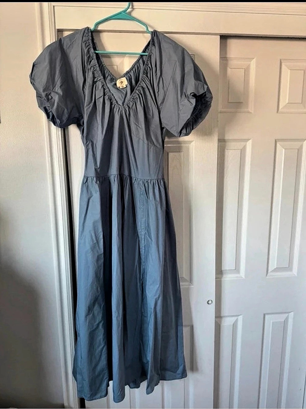 Stockplace Midi Dress in Blue Size XXL Like New